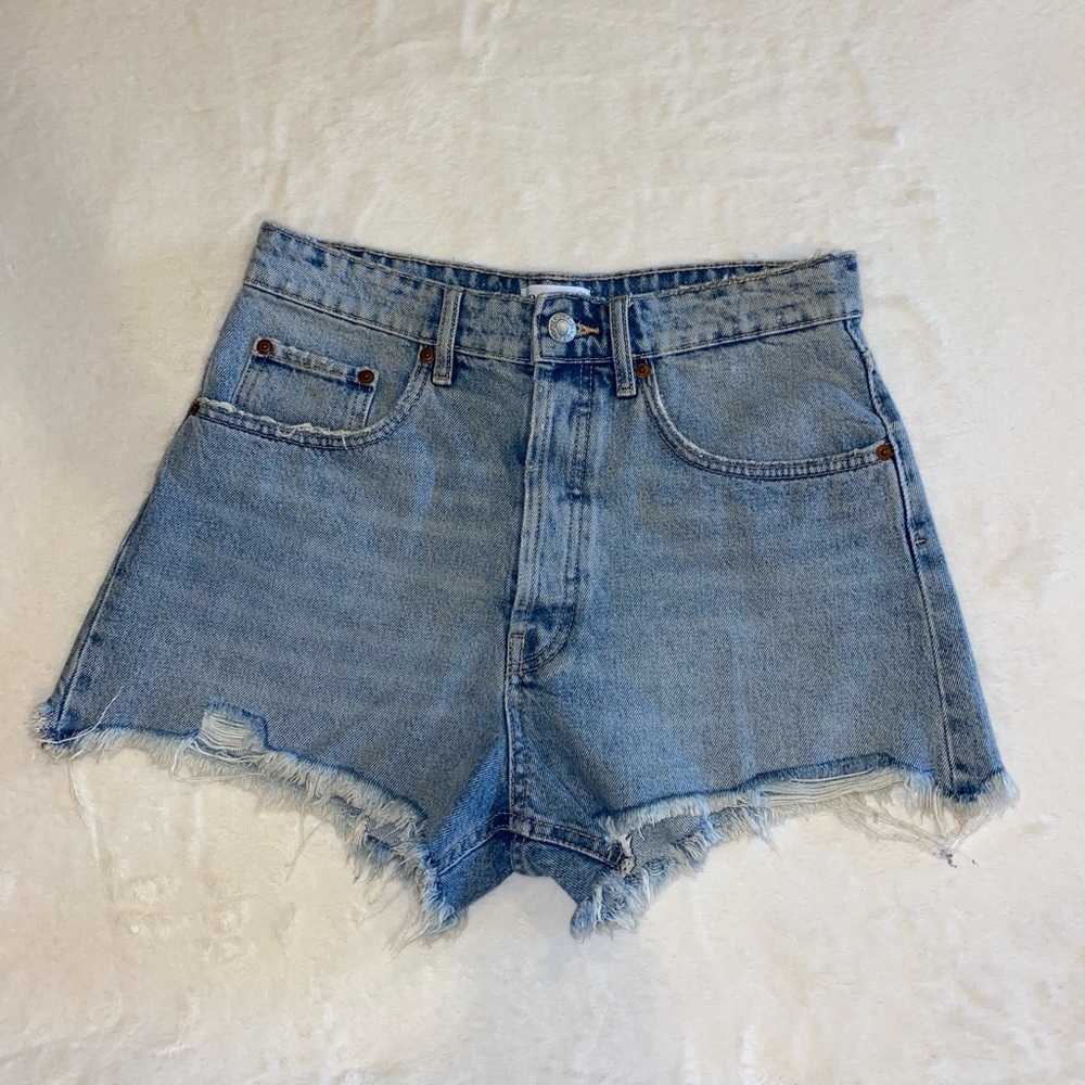 Zara denim shorts